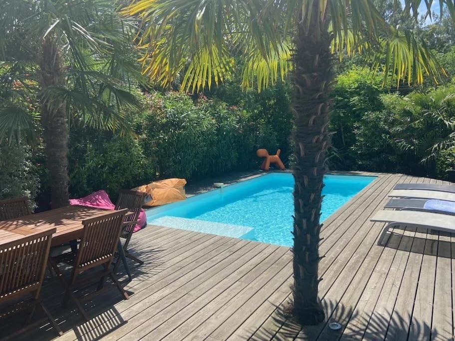 Villa Arcachon 12 Pers Avec Piscine Chauffee 1 Mai Au 30 Sept Luaran gambar